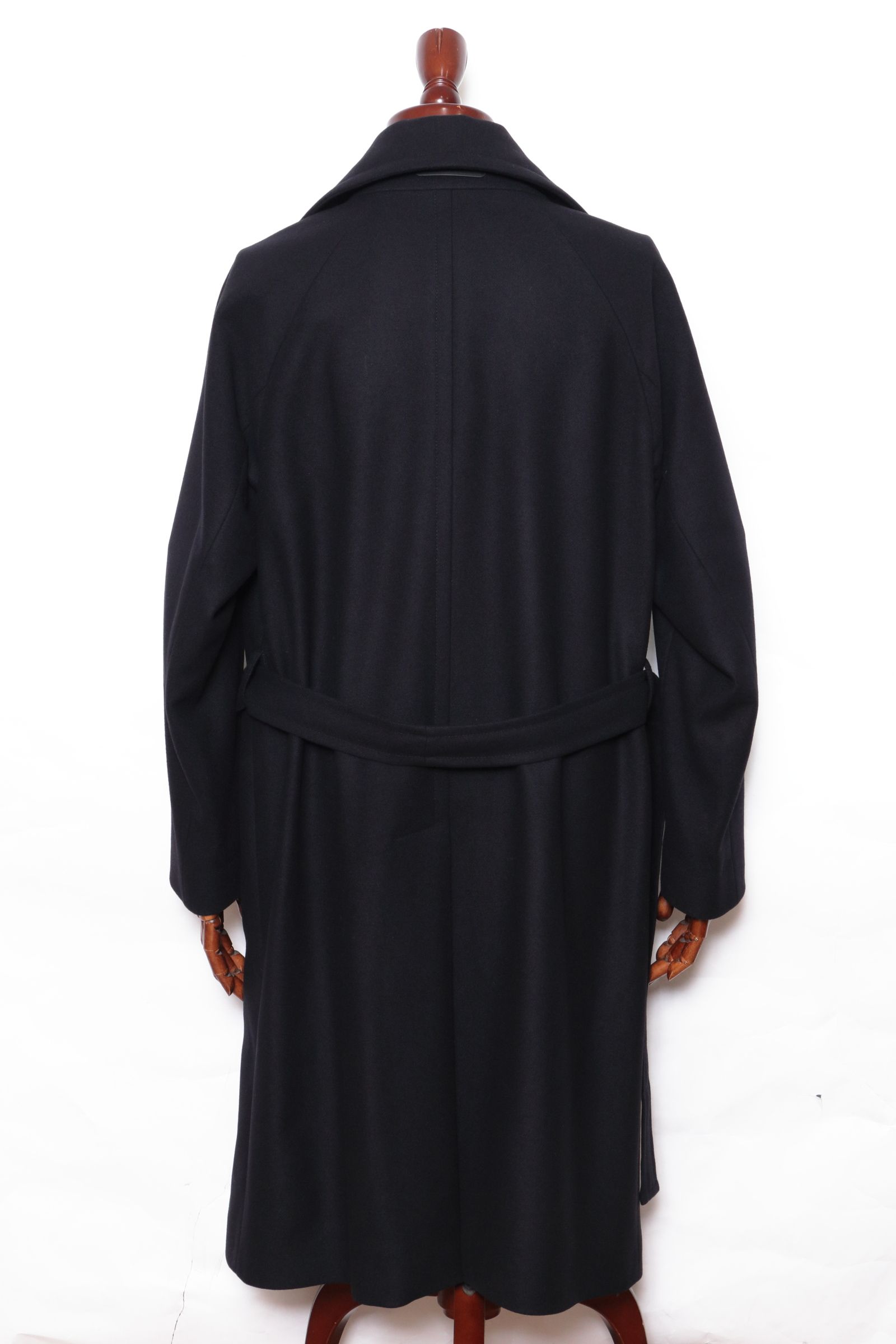 BRINDISI - ブリンディジ ウール ベルテッド ダブルコート / ネイビー 4013