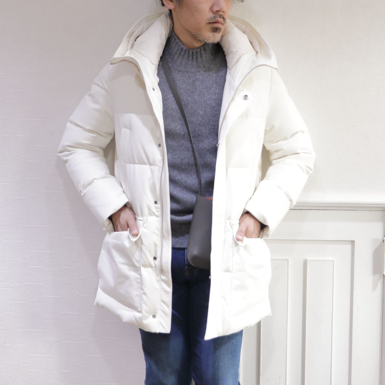 WH - ダブルエイチ ローファーを使用したデニムカジュアル スタイル