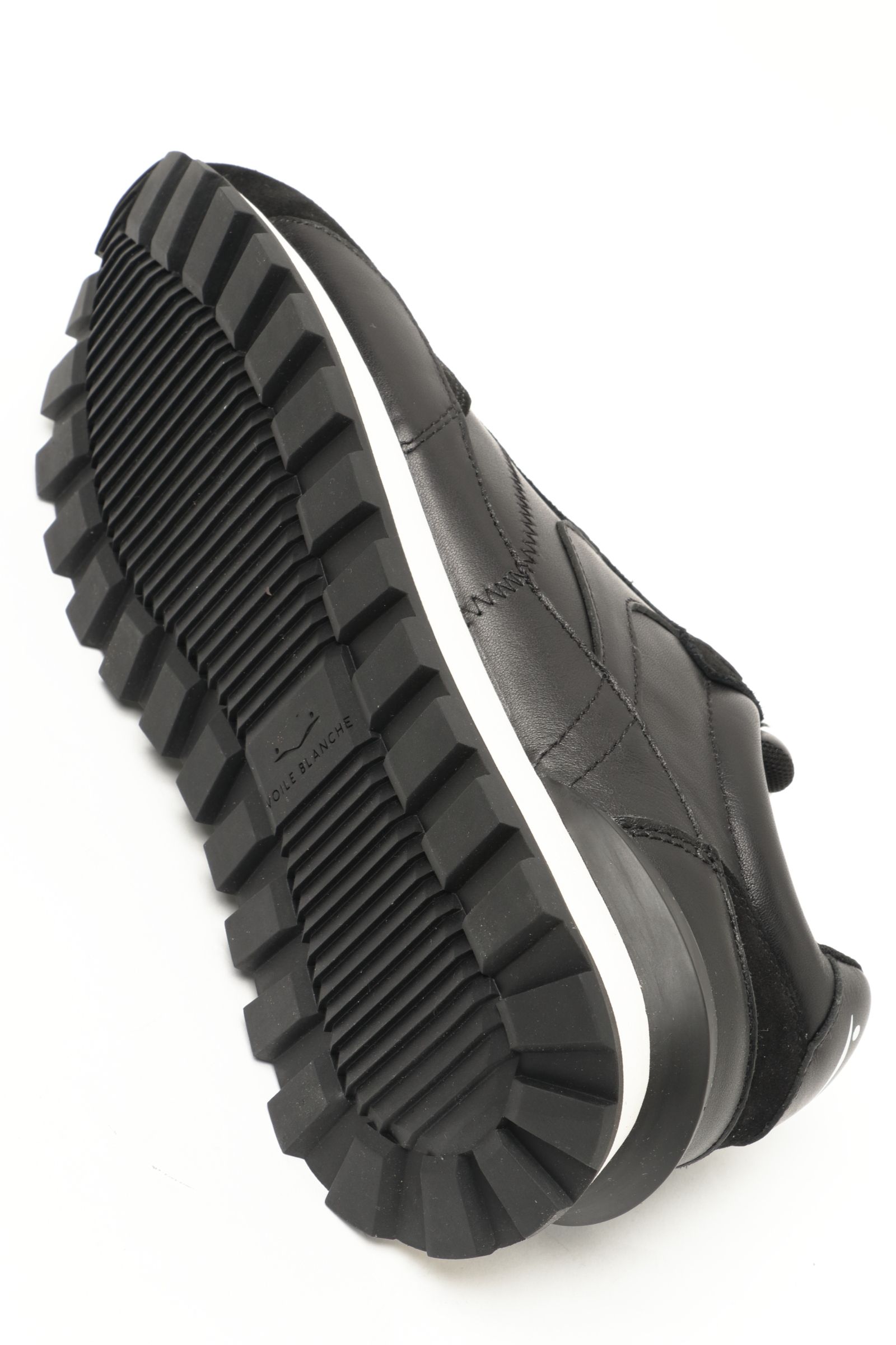 QWARK HYPE MAN カーフレザー × スエード  スニーカー  / ブラック