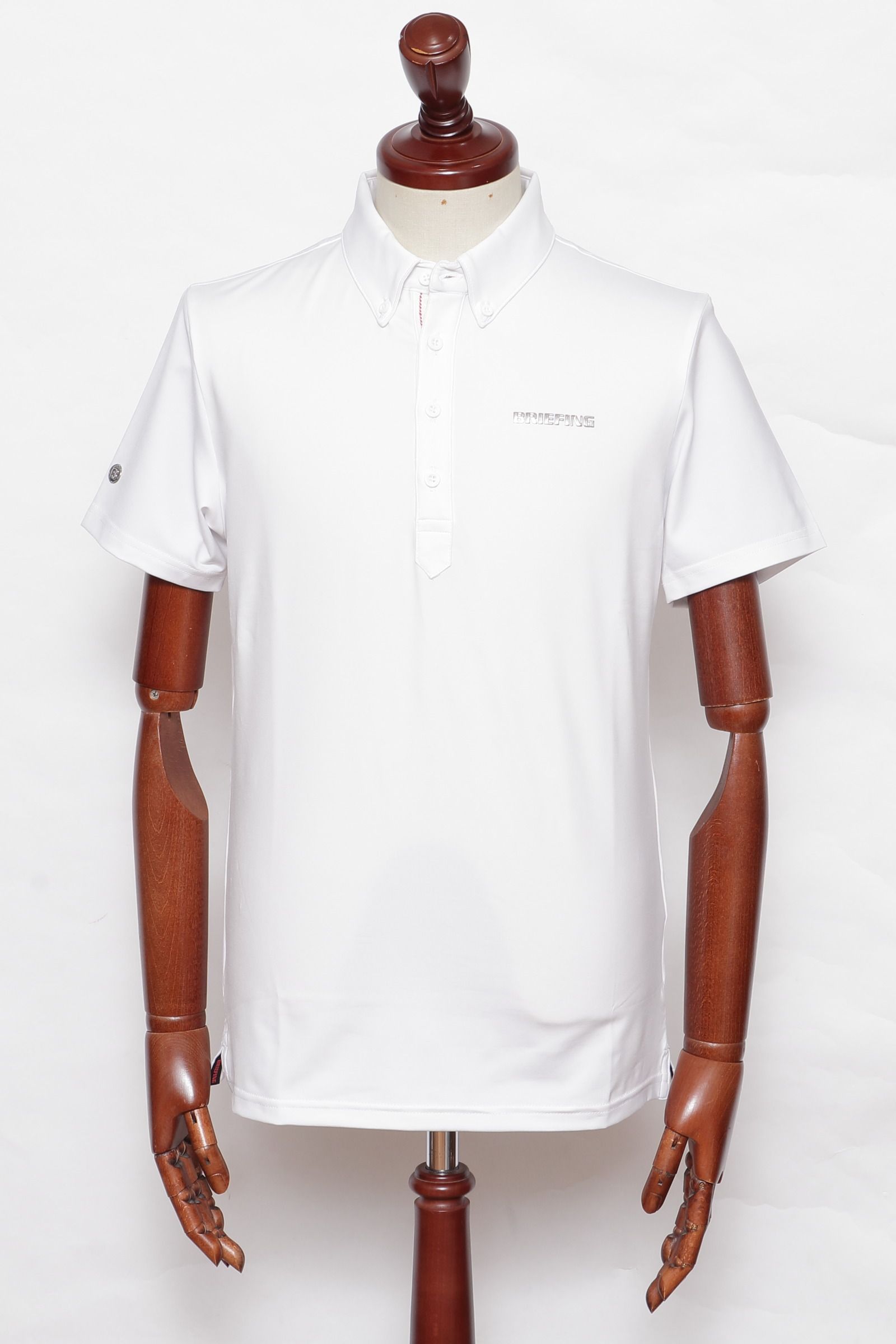 BRIEFING GOLF - MS BACK LINE BD SHIRT ストレッチナイロン BDポロ