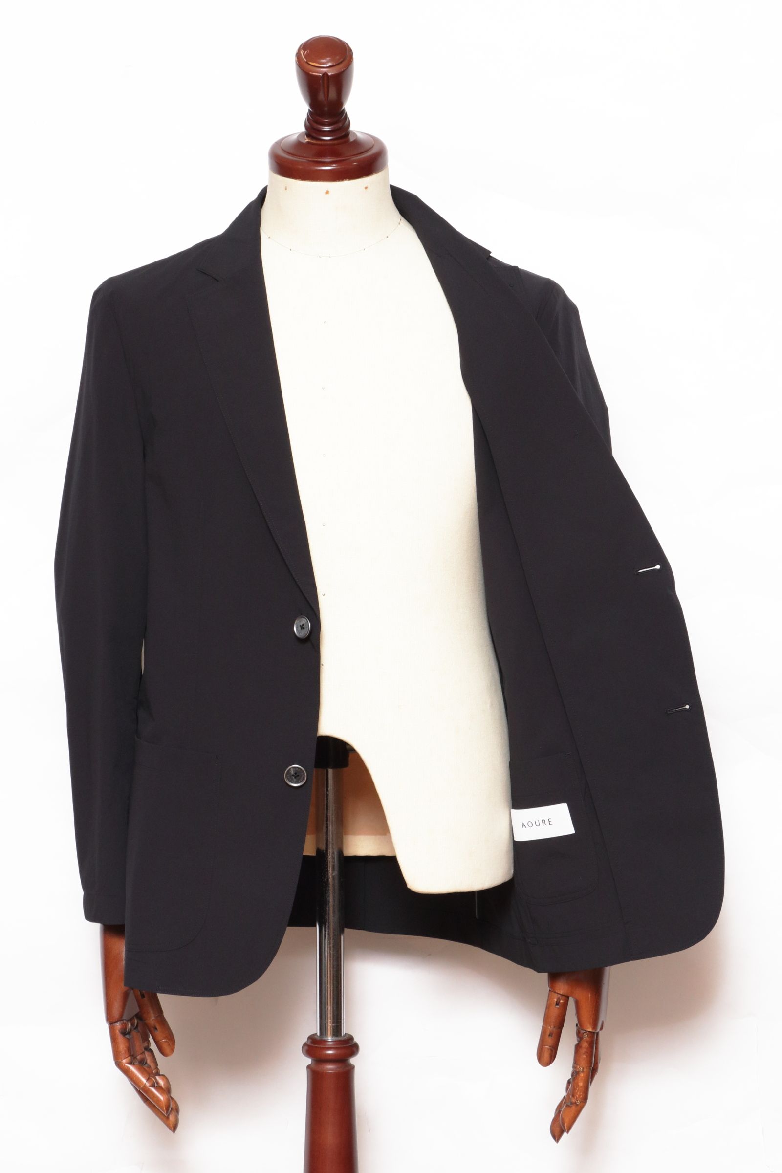 AOURE（アウール）の「ナイロンストレッチ SETUP JACKET
