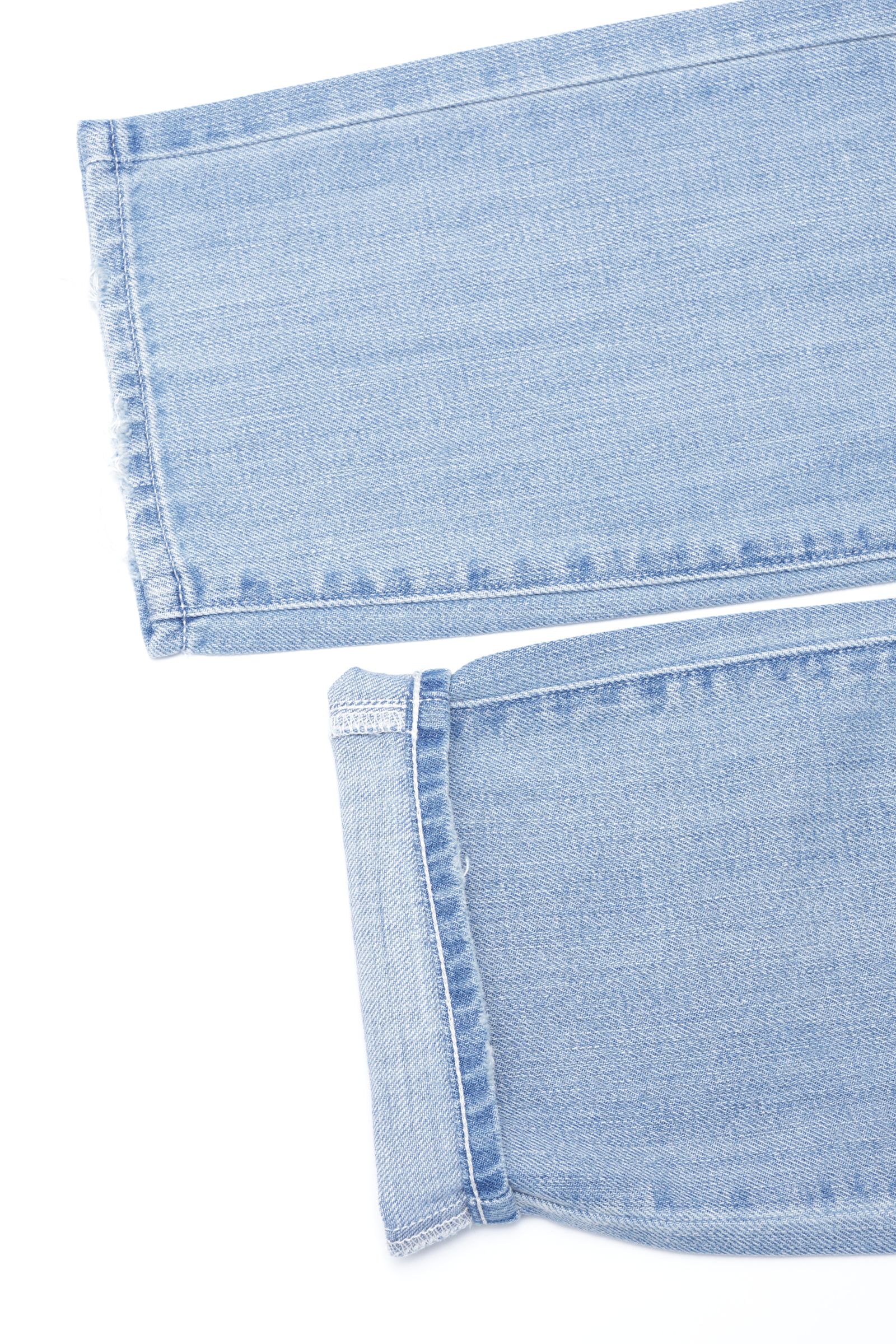 Rhythm+ Easy スリムテーパード シャーリング ハイパーストレッチ ライトオンスデニム  / ライトインディゴ kita-AirTannedLight