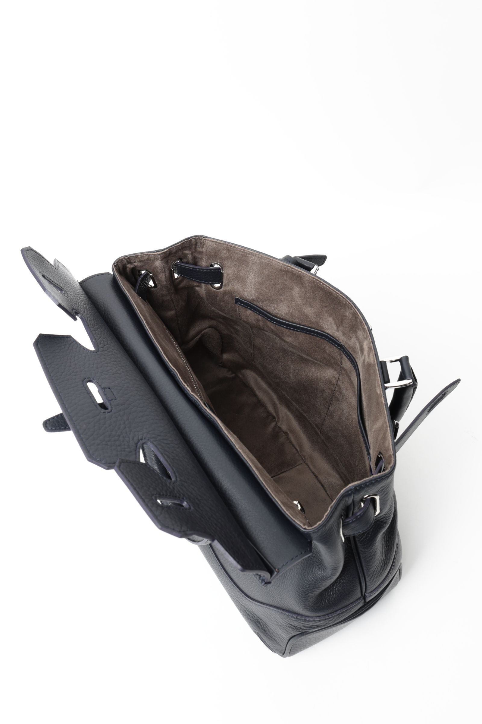 Maiden Voyageシリーズ メイデン ヴォヤージュ ミニ フラップボストンバッグ / ネイビー