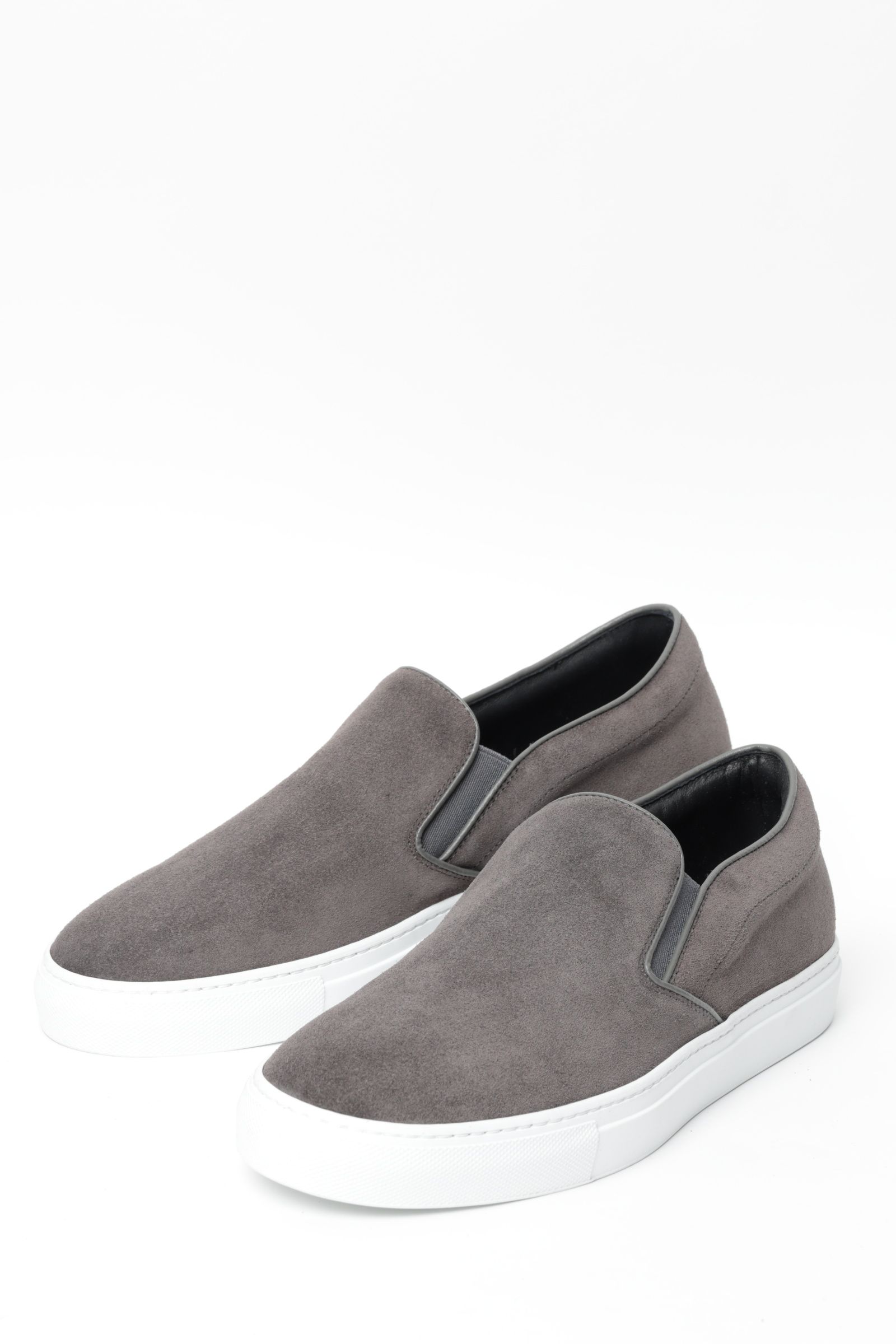 GIOIA シングルソール スウェード スリッポン スニーカー / ANTRACITE チャコールグレー