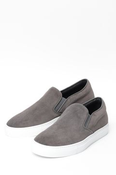 GIOIA シングルソール スウェード スリッポン スニーカー / ANTRACITE チャコールグレー