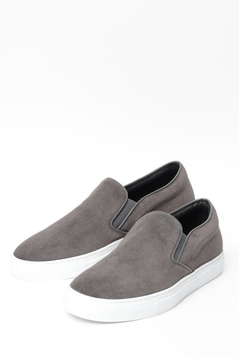 GIOIA シングルソール スウェード スリッポン スニーカー / ANTRACITE チャコールグレー