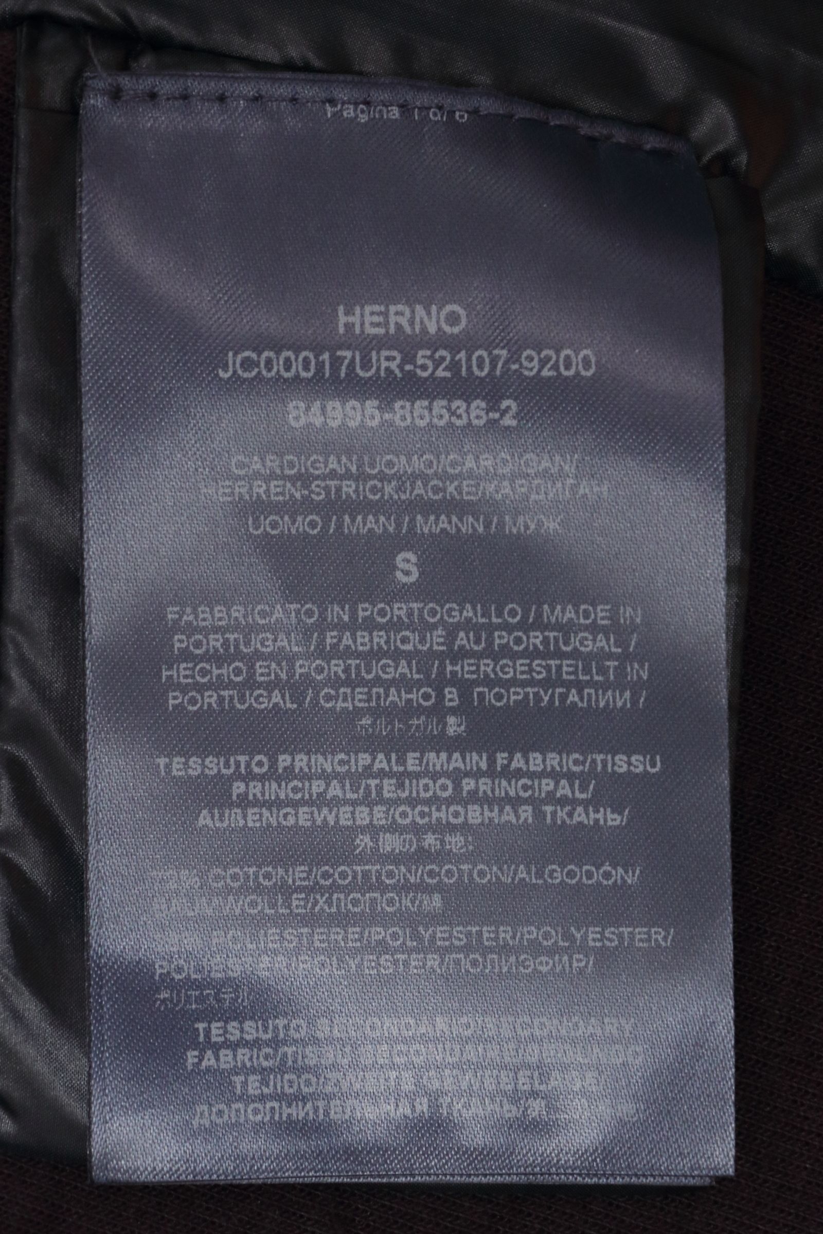 HERNO - Resortリゾート JC00017UR ストレッチライトナイロン