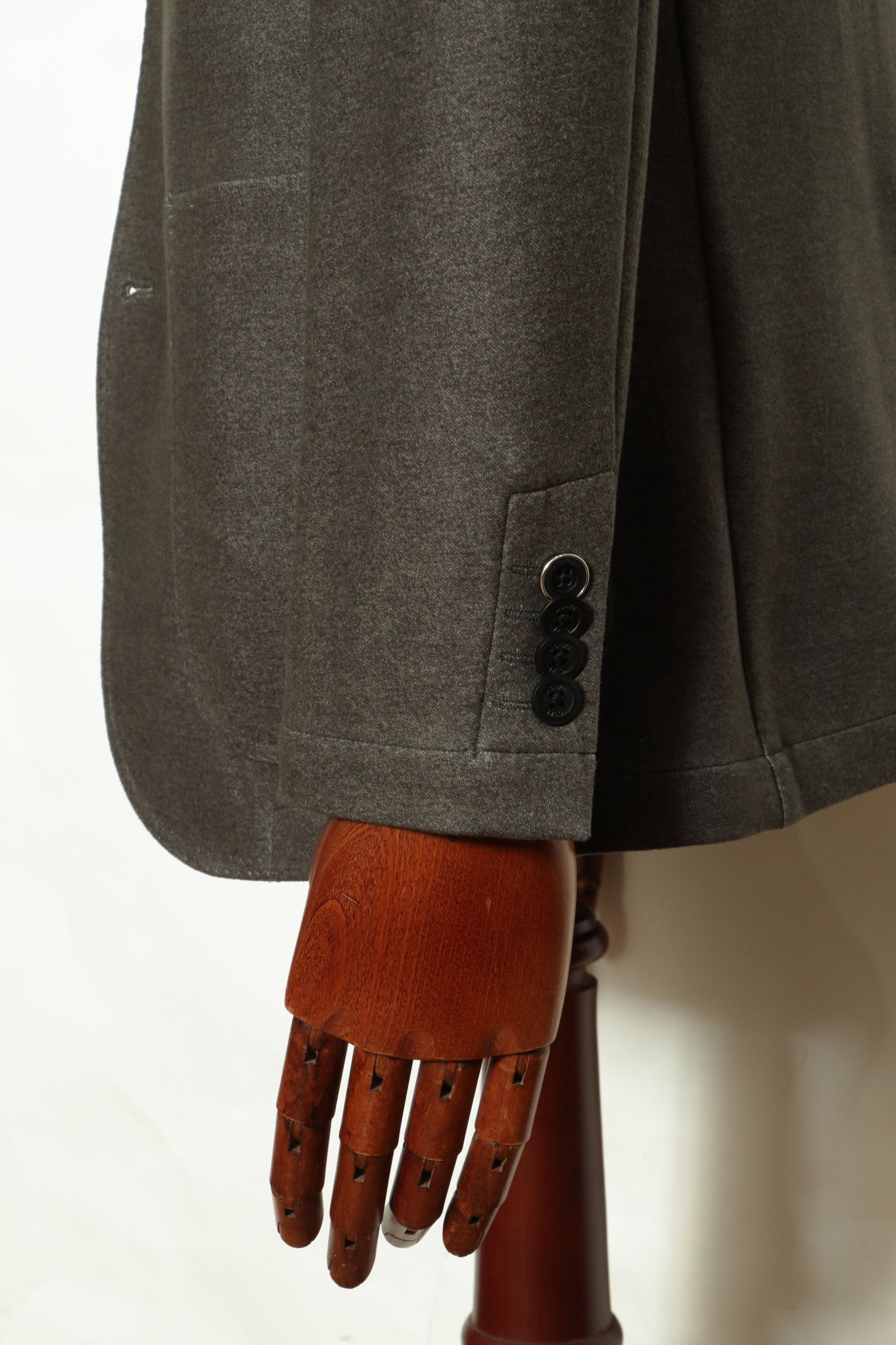 【セットアップあり】"THE FIRST CLASS" CERVINO ウォームジャージ 2B テイラードジャケット / KKI カーキ