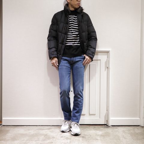 "MOORER"を使用したカジュアルドレスコーデ