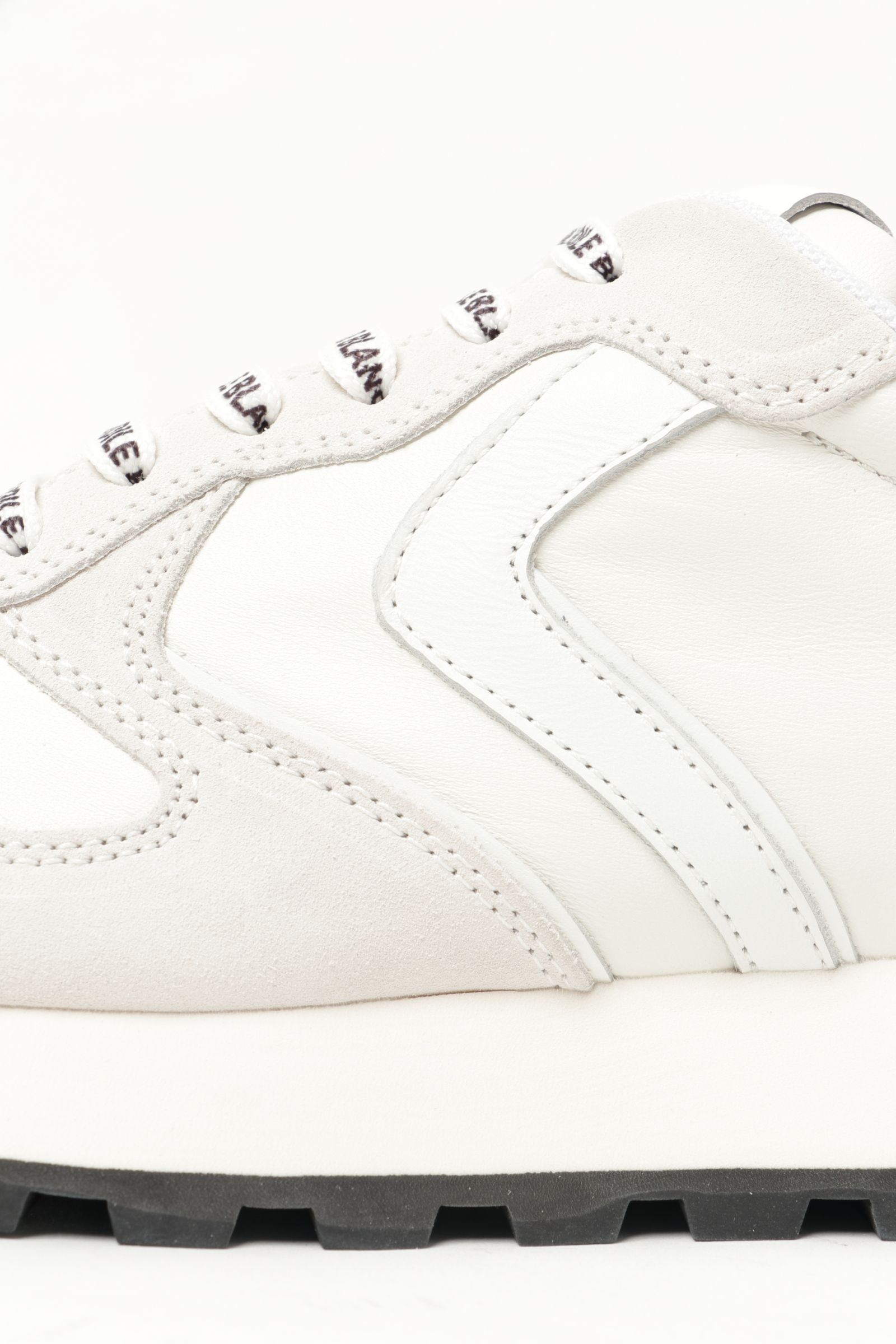 PARIS STUDS カーフレザー × スエード  スニーカー  / ホワイト