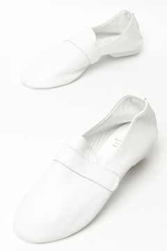 WHOLE CUT STRAP  ホールカット レザー スリッポンシューズ 革靴 / ホワイト