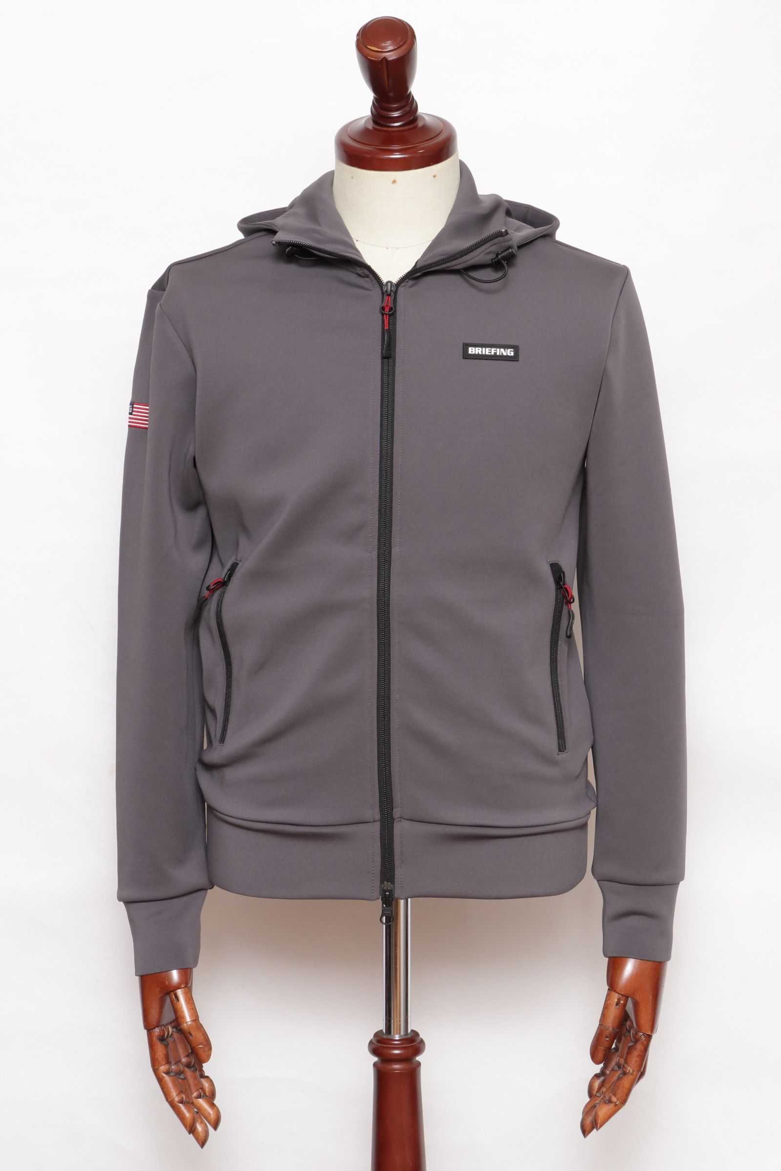 BRIEFING GOLF/MENS 3D LOGO ZIP PARKA/ M トップス 通販最安 ultralab 