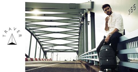 大小揃うリネン&デニム素材のバックパックは、カップルやご夫婦でのお揃いにも◎