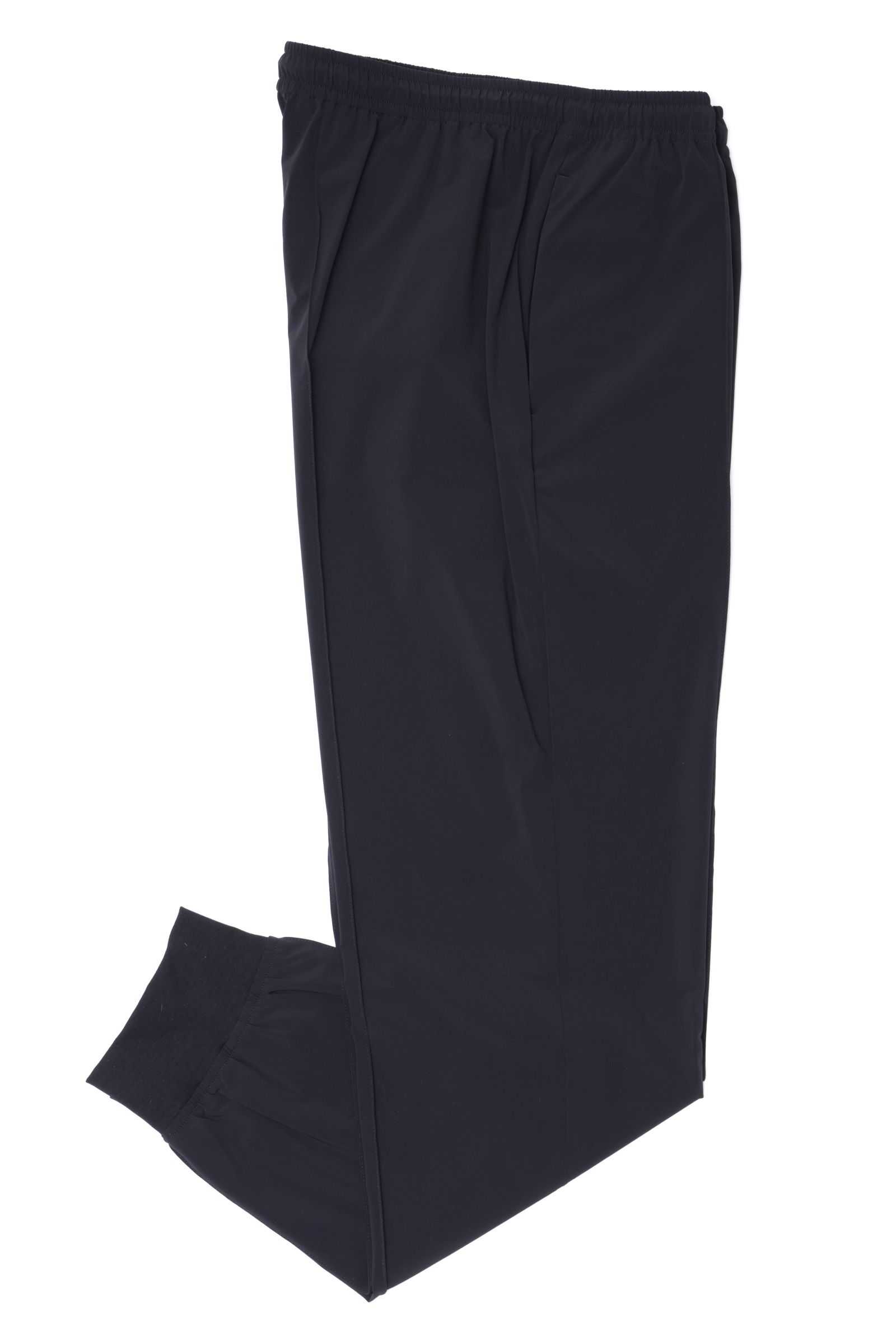 MANFRED RIB A3710 Shaka Nume Nylon 軽量ストレッチナイロン リブパンツ / ブラック 90