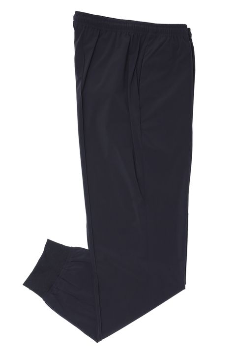 MANFRED RIB A3710 Shaka Nume Nylon 軽量ストレッチナイロン リブパンツ / ブラック 90