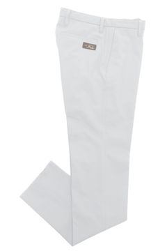 DOBBY SUCKER PANTS ストレッチ ポリエステル ドビーサッカー織り スリムフィット パンツ / グレー