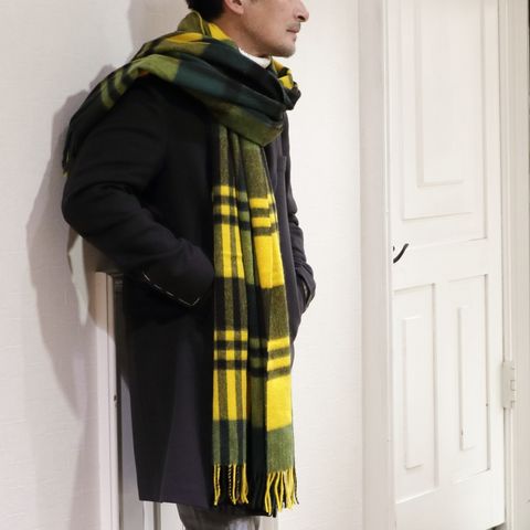 "TAGLIATORE"カシミアチェスターコートを使用したスポルベリーノスタイル