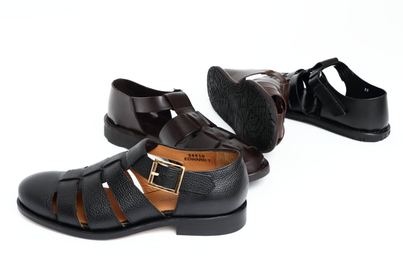 イタリア製　ichiani サンダル　グルカサンダル　革靴　ヨーロッパ