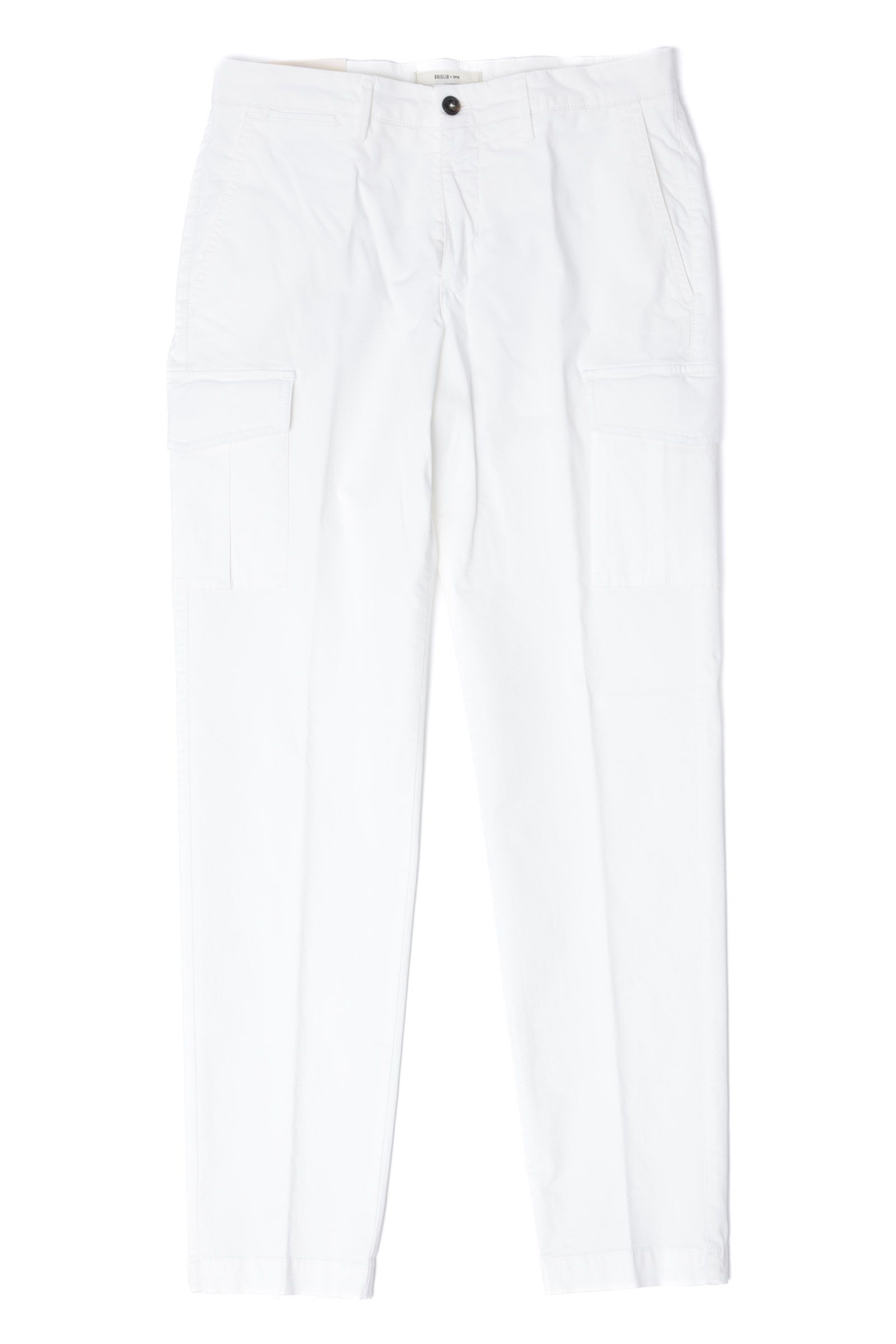 【干場氏モデル コラボ別注】ANNAPOLIS コットンストレッチ カーゴパンツ  / ホワイト 0120