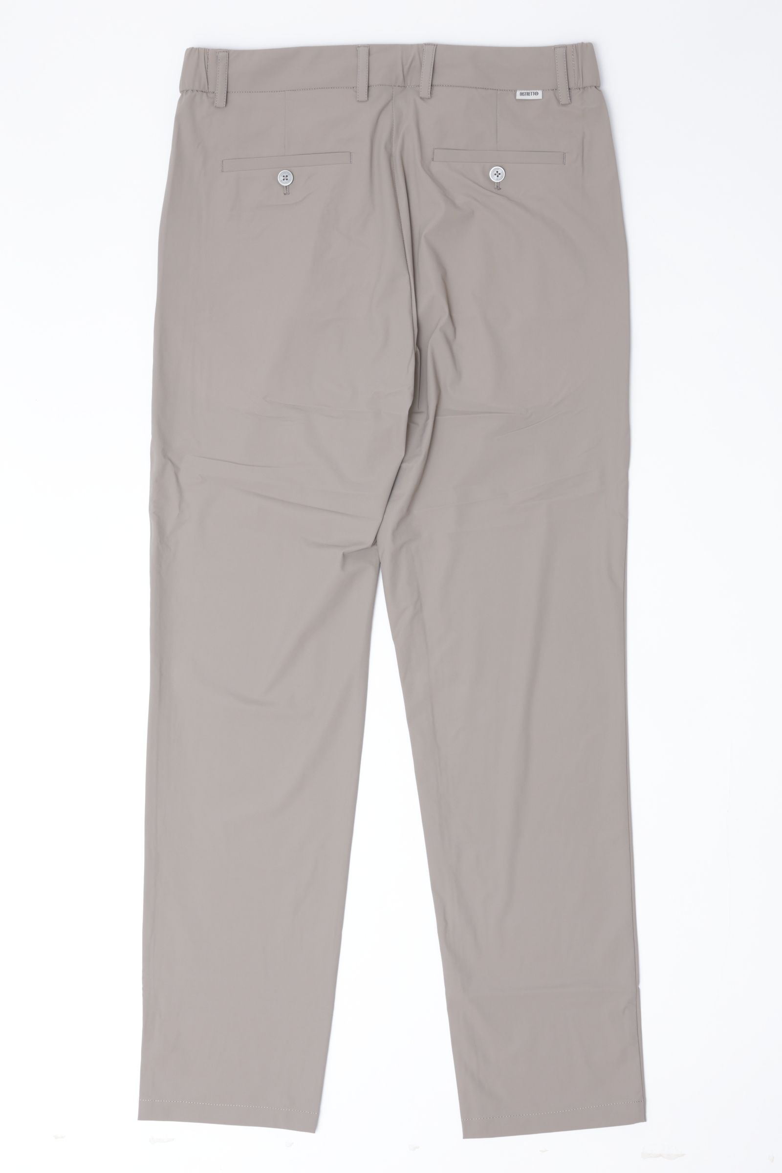 【セットアップあり】ストレッチ ナイロン ジャージ ワンプリーツ シャーリングパンツ  / ベージュ