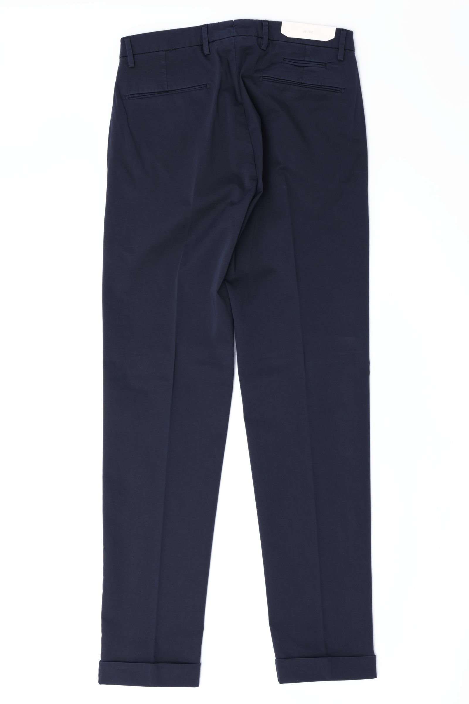 【干場氏モデル】BG07 コットンストレッチ ワンプリーツ テーパードパンツ / ネイビー 0011