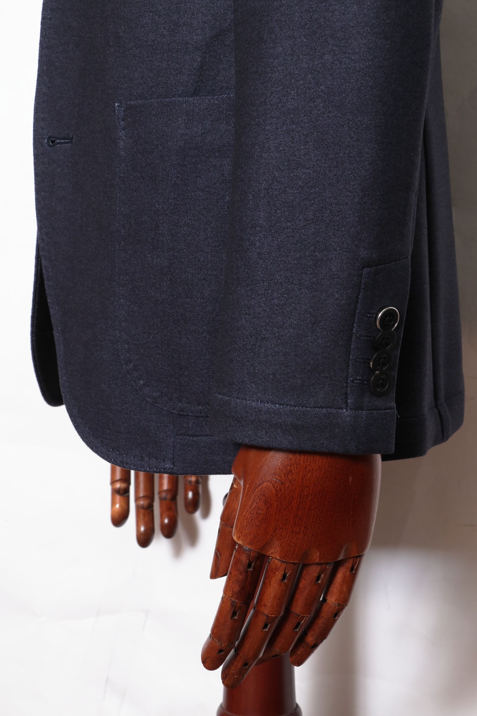 【セットアップあり】"THE FIRST CLASS" CERVINO ウォームジャージ 2B テイラードジャケット / NVY ネイビー