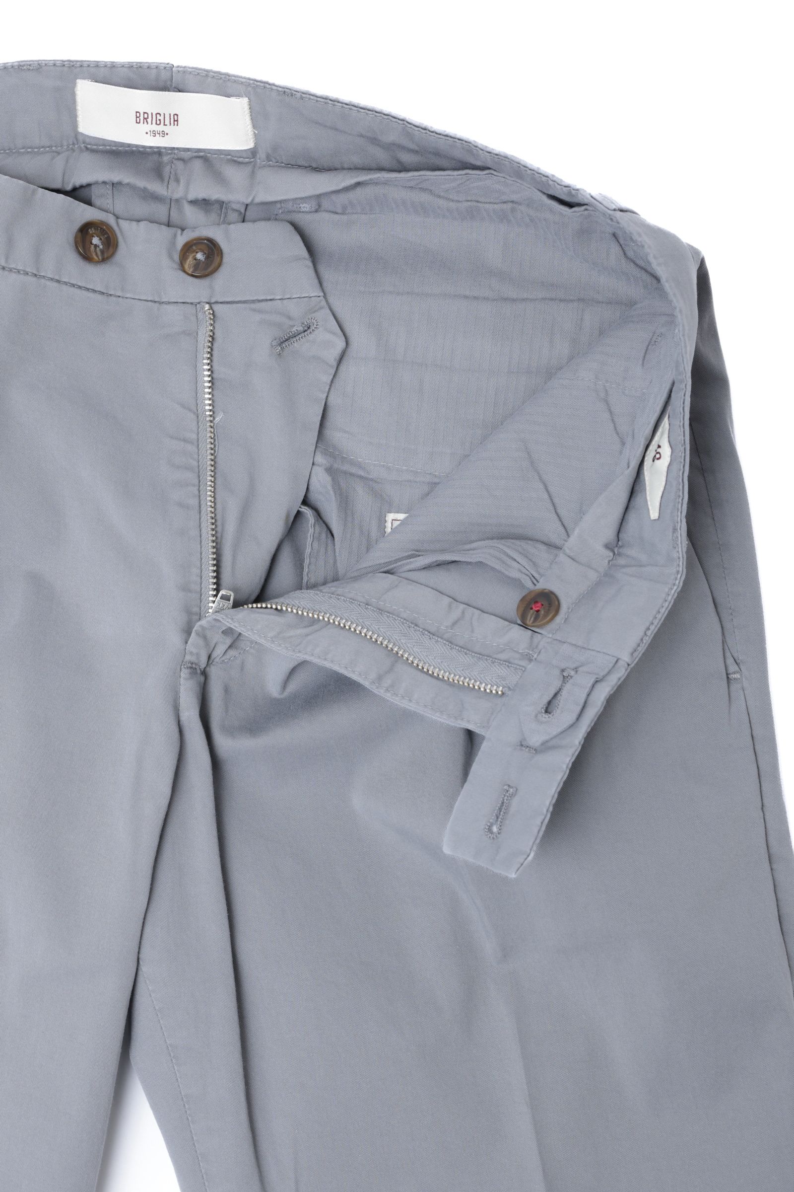 【干場氏モデル】BG07 コットンストレッチ ワンプリーツ テーパードパンツ / グレー 0060