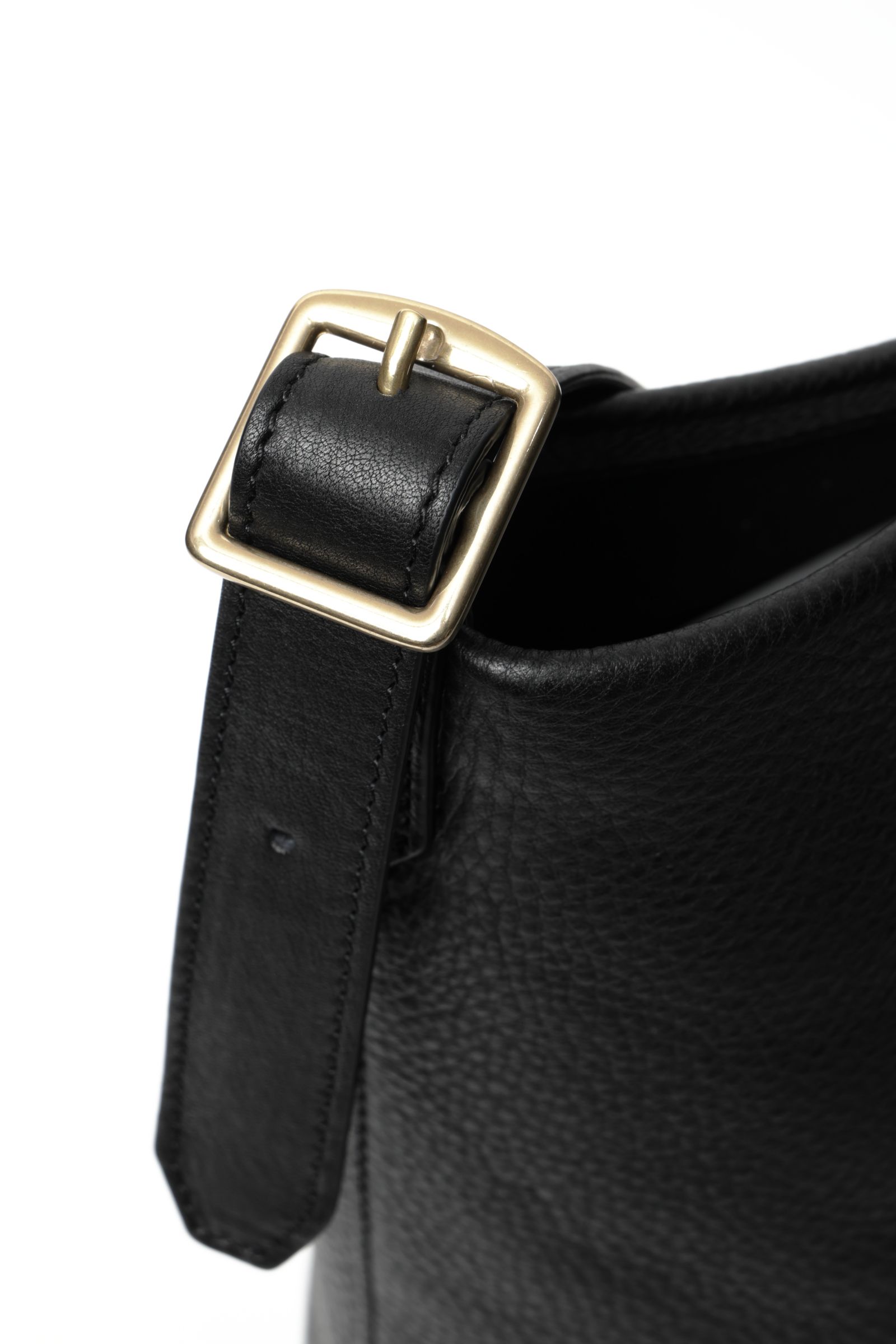 TROPEA ワンハンドルバッグ イタリアンキップレザー × 真鍮 / ブラック