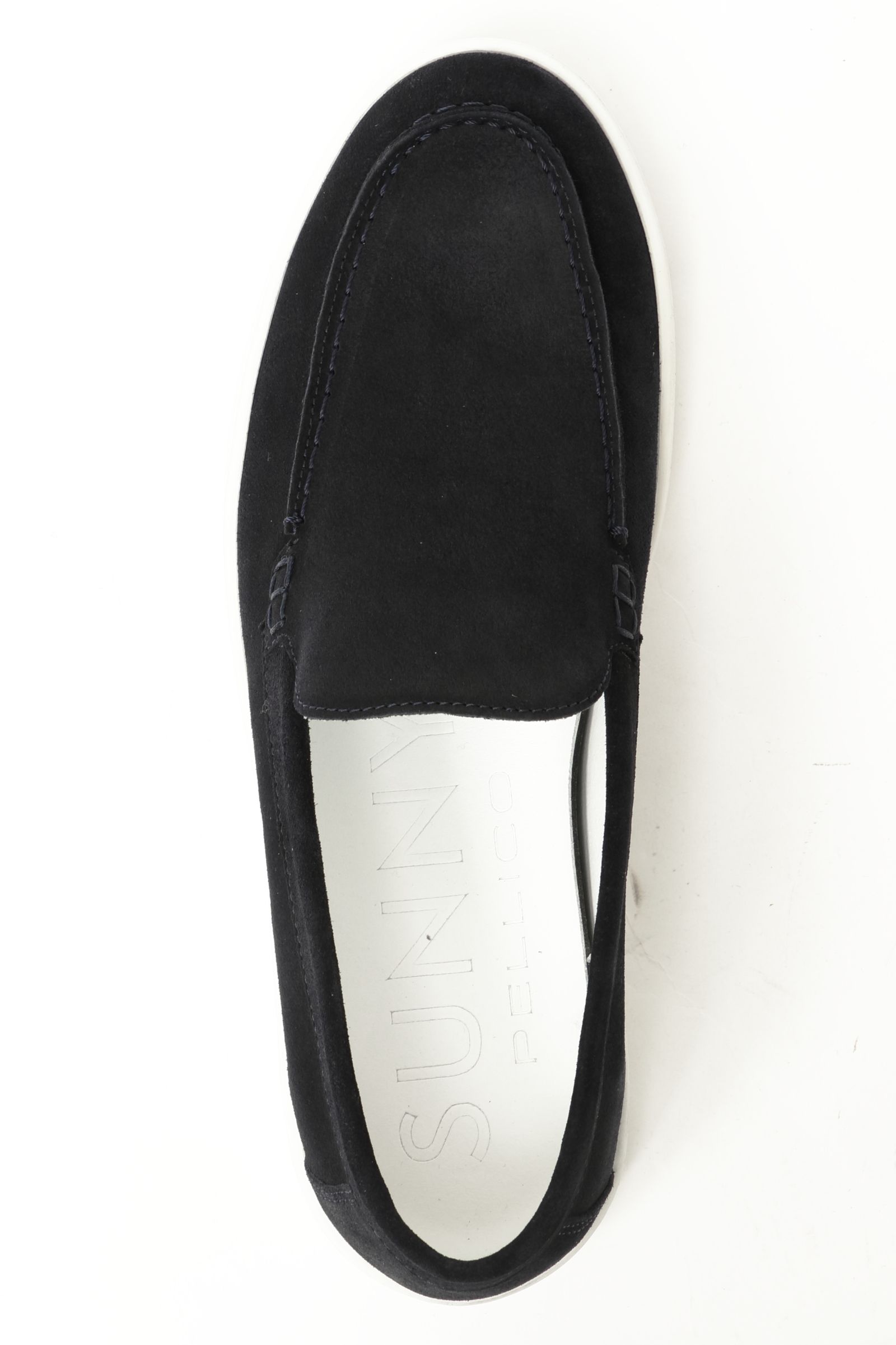 BARTEX スウェード モカシン スリッポン スニーカー / DEEP BLUE ネイビー