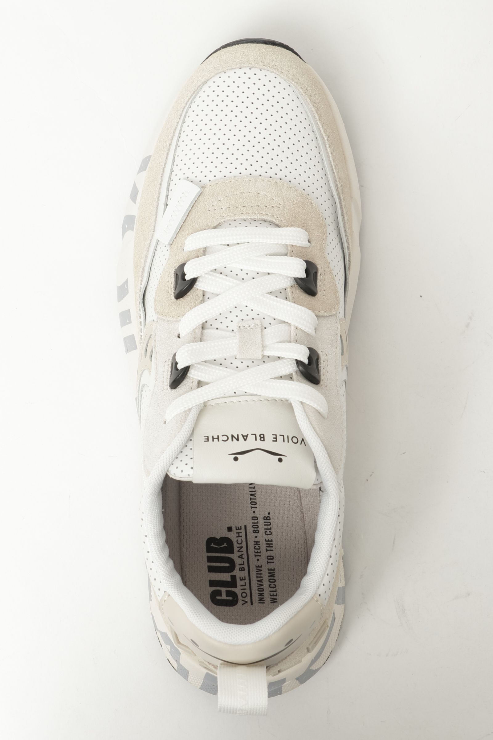 【VOILE BLANCHE】 Club 01 ロゴ レザー スニーカー VOILE BLANCHE ボイルブランシェ メンズ スニーカー CLUB01