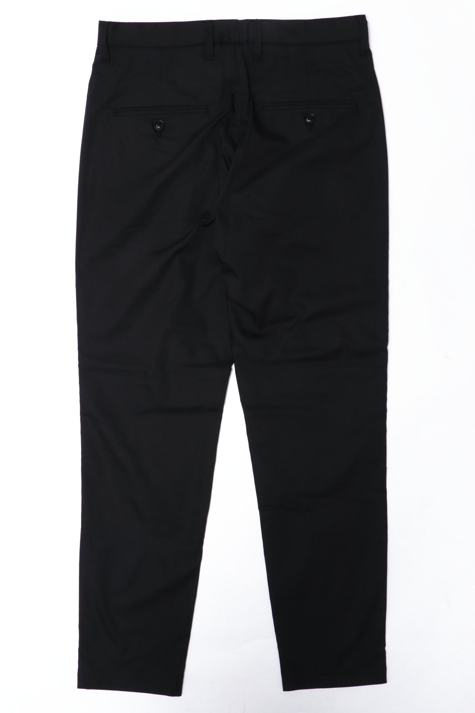 【セットアップあり】HIP by SOLIDO ナイロン スラックス PALPA OXFORD CLOTH SLIM FIT TROUSERS / ブラック