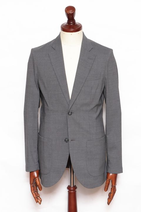 【サイズ52まで】【セットアップあり】 STROZZI L2 A5959 ニューテクノ トロピカルウール 2Bジャケット / 41 グレー