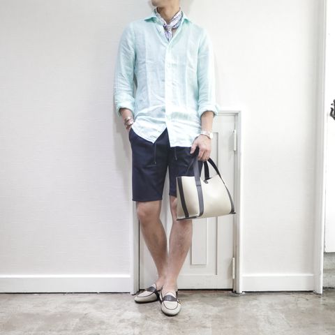 "ジャブスサマージャージーショーツ"を使用した夏コーデ