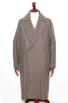 BRINDISI - ブリンディジ ウール ベルテッド ダブルコート / オリーブ 0513