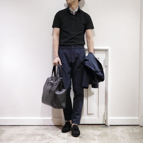 ”HERNOセットアップ”を使用した春夏セットアップコーデ