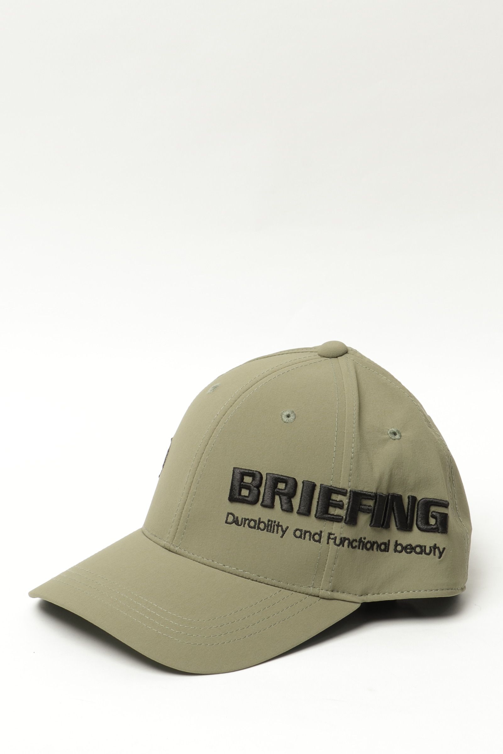 BRIEFING GOLF - STRETCH ROUND LOGO CAP ストレッチナイロン ラウンド