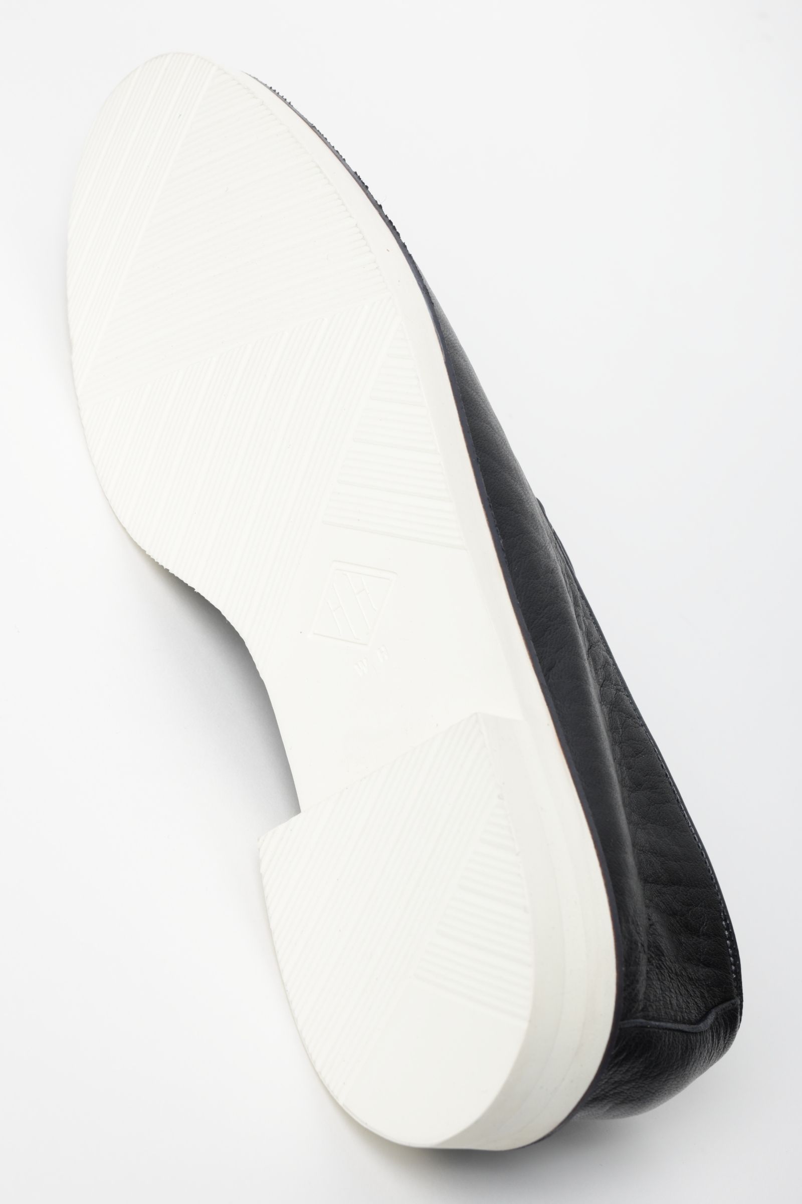 【スーパーふにゃ男】ディアスキン 鹿革 スリッポン シューズ 革靴 / ダークネイビー