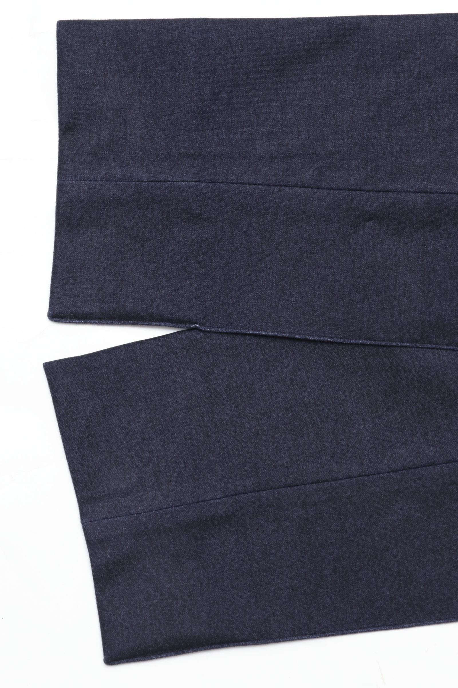 【セットアップあり】"THE FIRST CLASS" CERVINO ウォームジャージ 1プリーツ テーパード イージースラックス / NVY ネイビー