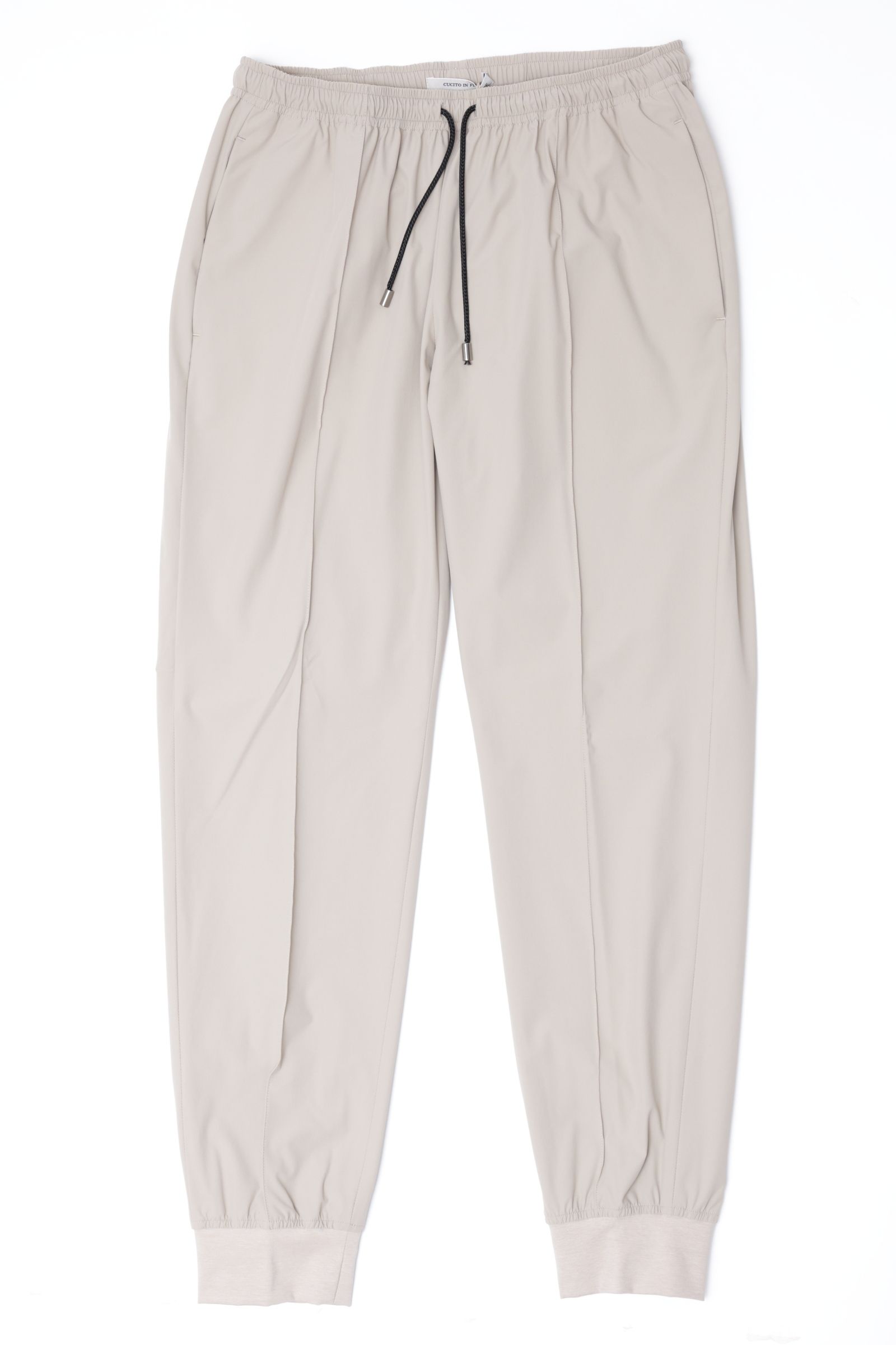 MANFRED RIB A3710 Shaka Nume Nylon 軽量ストレッチナイロン リブパンツ / グレージュ 10