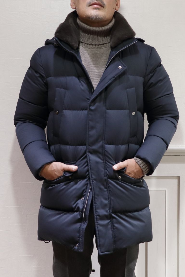 HERNO - POLAR-TECH PI001078U 撥水 軽量ポリエステル N-3B型 ダウン 