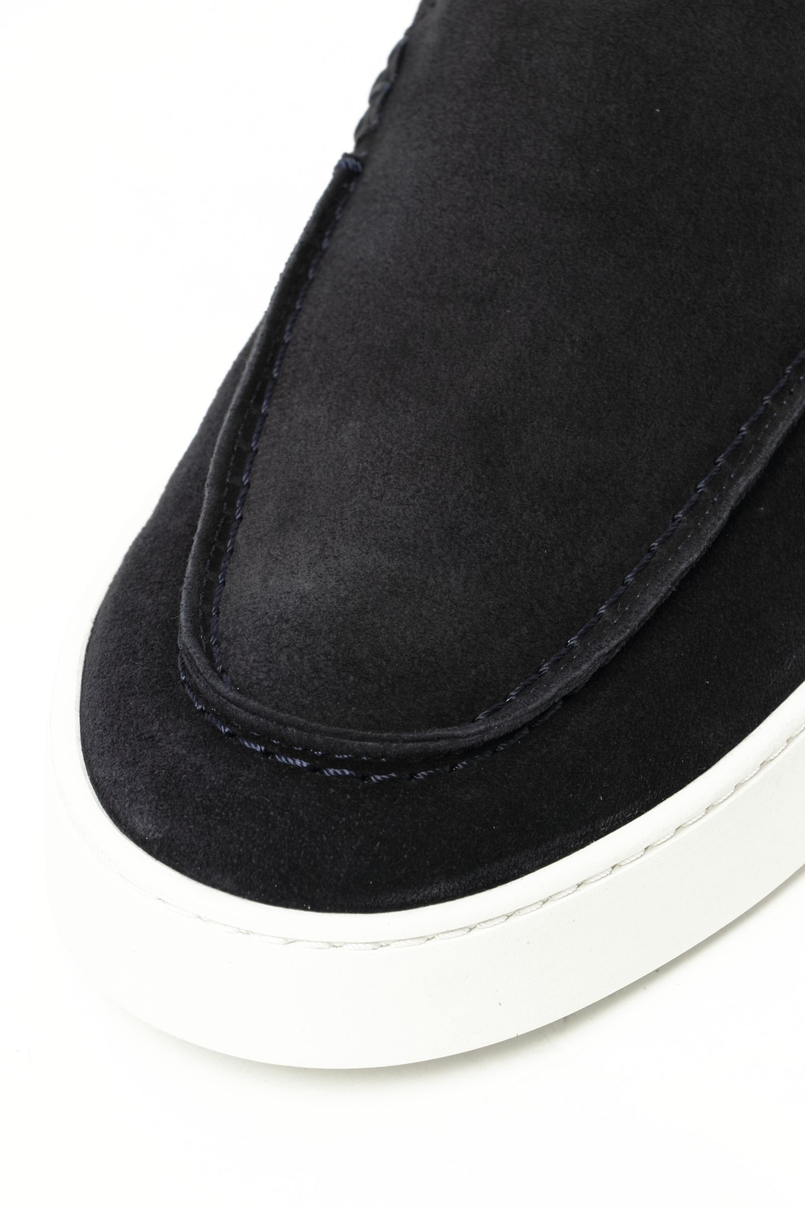 BARTEX スウェード モカシン スリッポン スニーカー / DEEP BLUE ネイビー