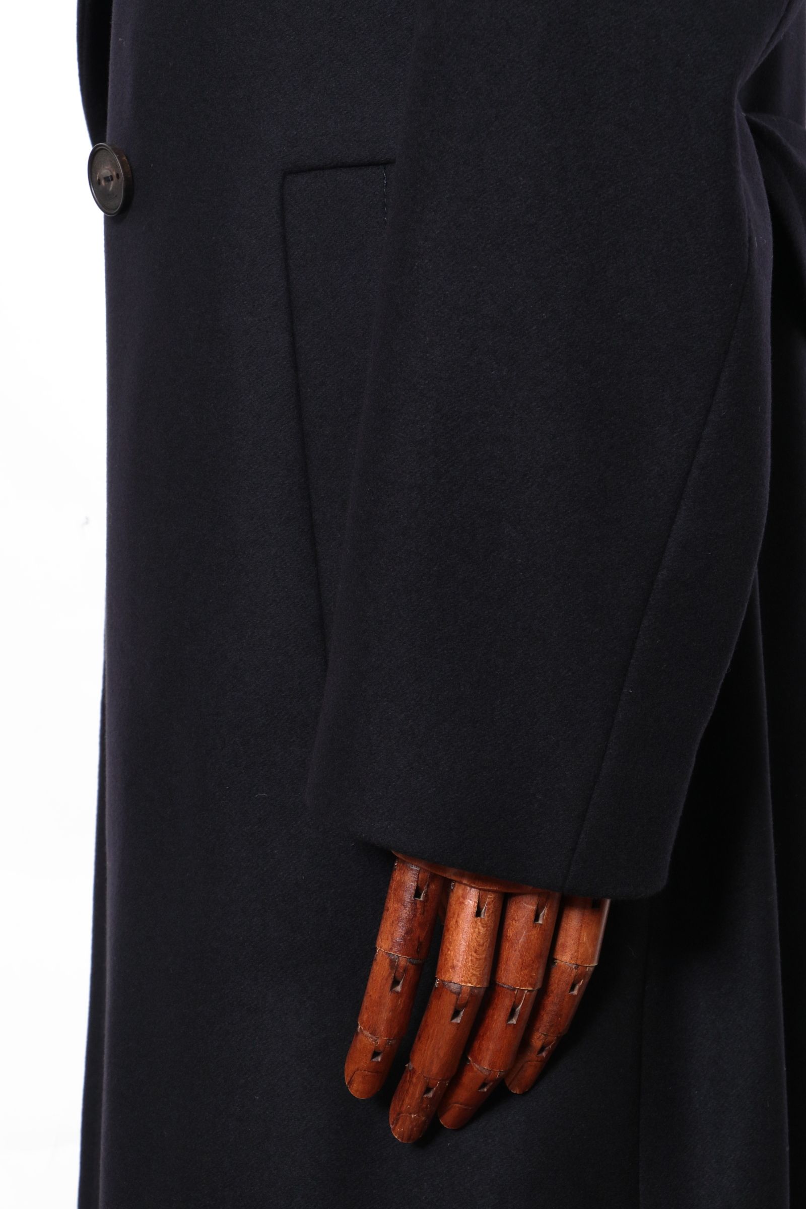 BRINDISI - ブリンディジ ウール ベルテッド ダブルコート / ネイビー 4013