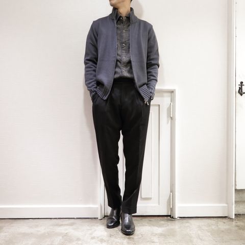"FILIPPO DE LAURENTIIS"を使用したドレカジニットコーデ
