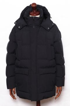 【FUNCTIONAL WARDROBE】 PI001292U  2レイヤーダウンフーディーコート / ブラック 9300