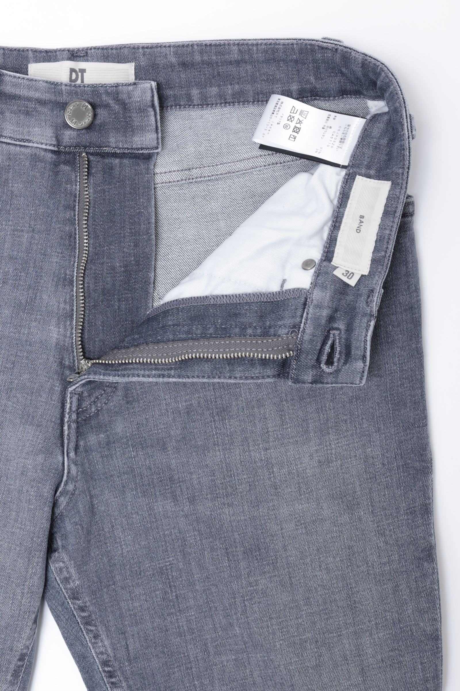 BAND / CA5710 コットンストレッチ デニムパンツ / グレーウォッシュ