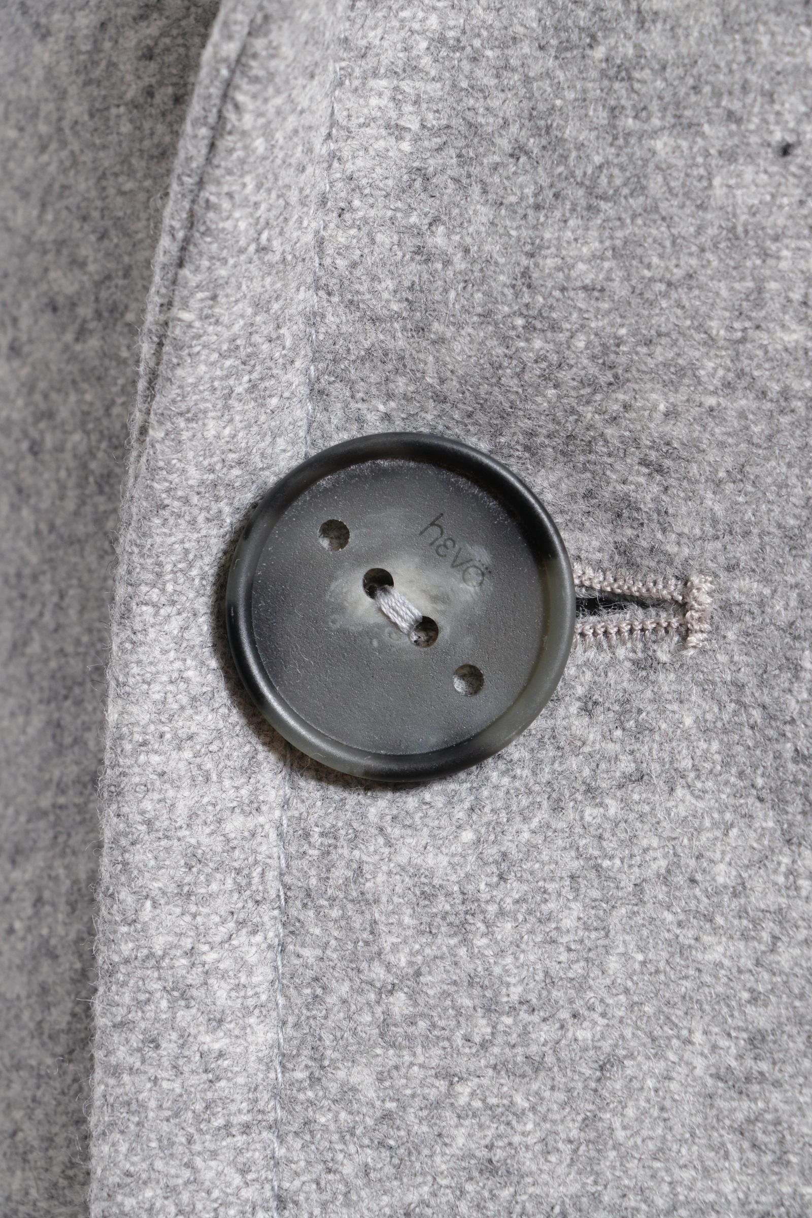 BRINDISI - ブリンディジ ウール ベルテッド ダブルコート / グレー 4402