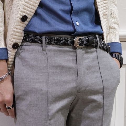 ” Drumohrショールカーディガン”を使用した春爽やかコーデ