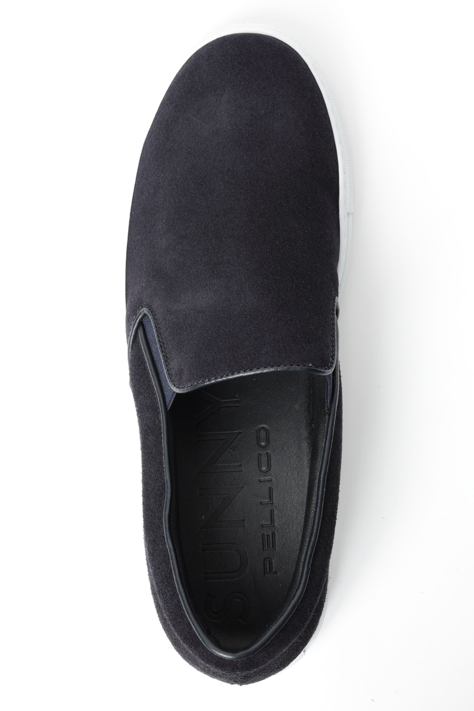 GIOIA シングルソール スウェード スリッポン スニーカー / DEEP BLUE ネイビー