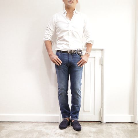 "FILIPPO DE LAURENTIIS"ニットブルゾンを使用したドレカジスタイル