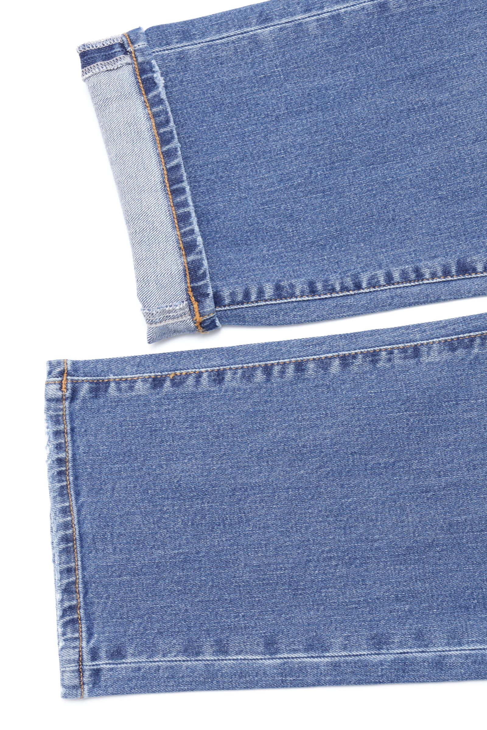 ROBUSTO ワイドテーパード ストーンウォッシュ デニムパンツ  / ブルーウォッシュ